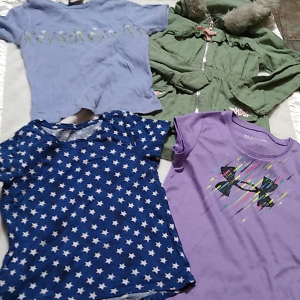 🌺 Girls 4 Piece Top Set Size 6/7
